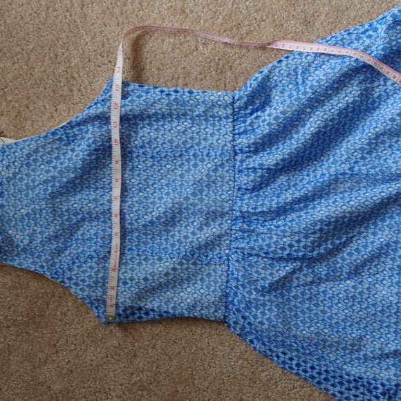 Like new Aqua Size L Blue Fit and Flare Dress - Picture 8 of 8